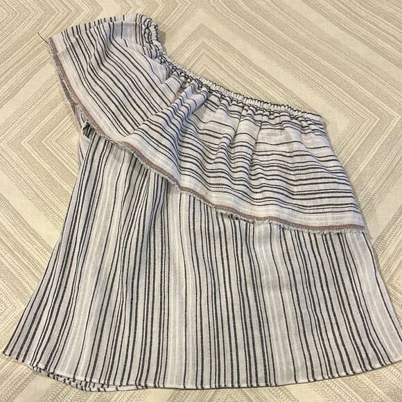 Bailey/44 Women’s Striped Off-Shoulder Women's Shirt - Picture 1 of 7